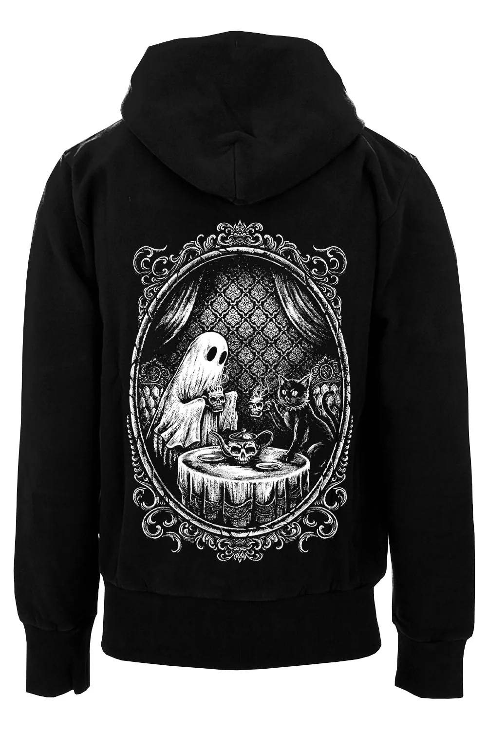 Ghostly Tea Time Hoodie - Image 3