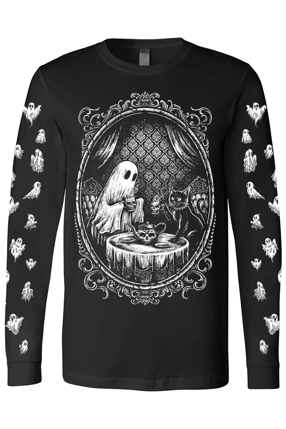 Ghostly Tea Time T-shirt - Image 5