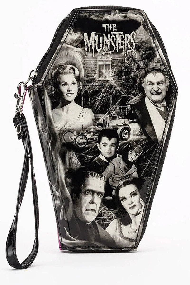 Glitter Ghouls Munsters Family Coffin Wallet - Image 2