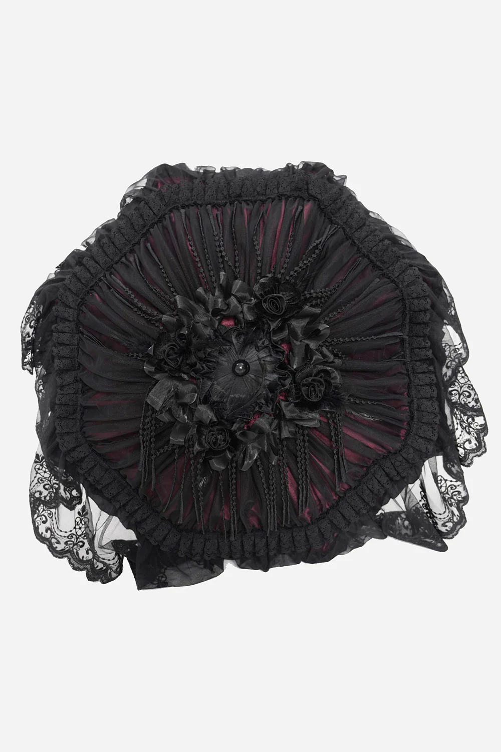 Gloomy Gardens Gothic Lace Parasol - Image 3