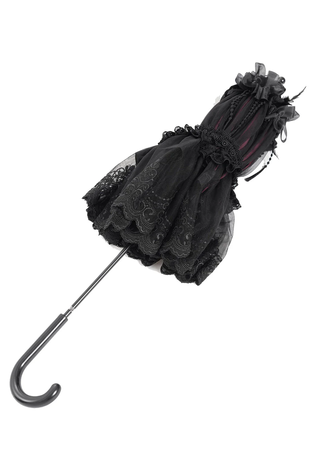 Gloomy Gardens Gothic Lace Parasol - Image 6