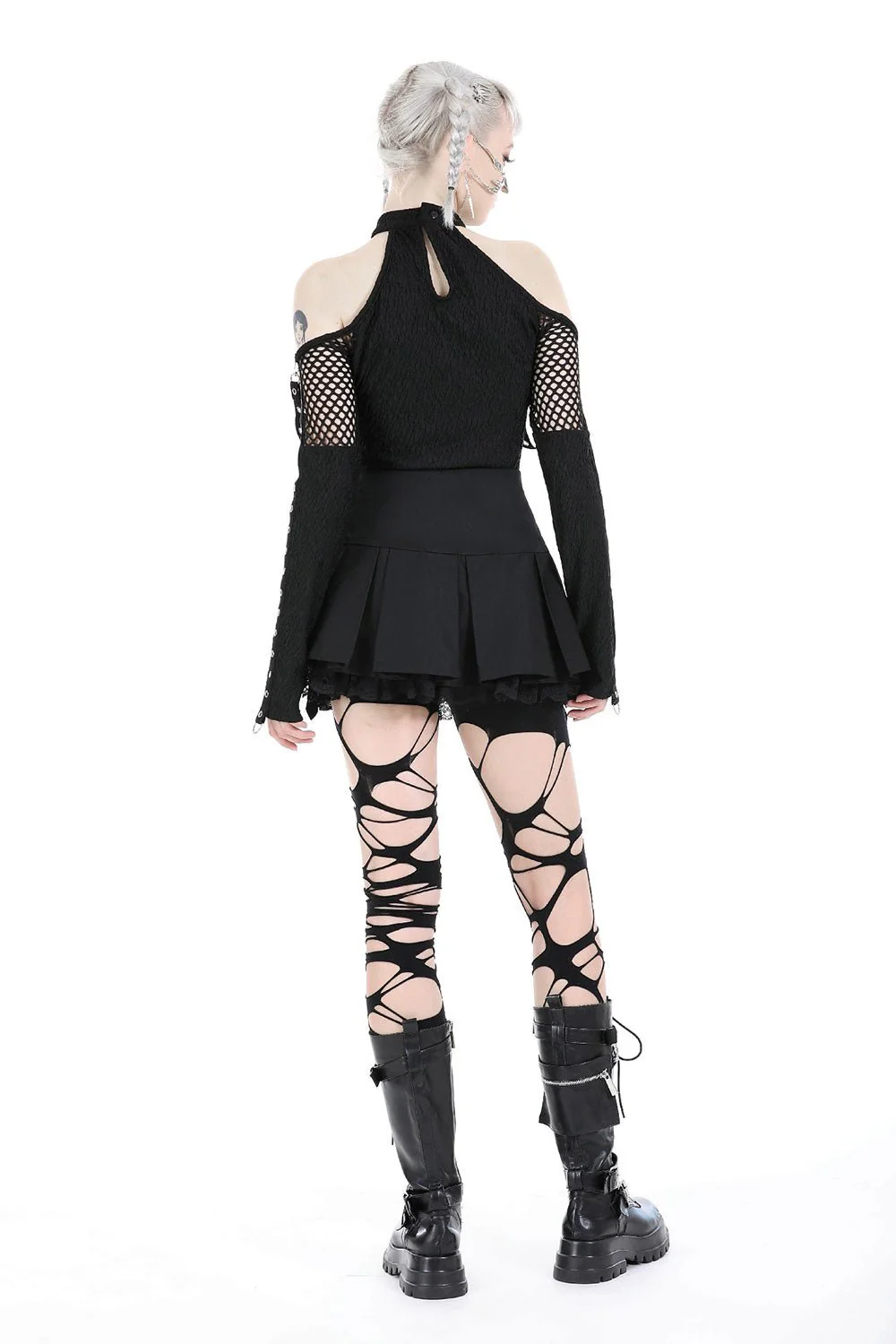 Goth Club Fishnet Top - Image 6