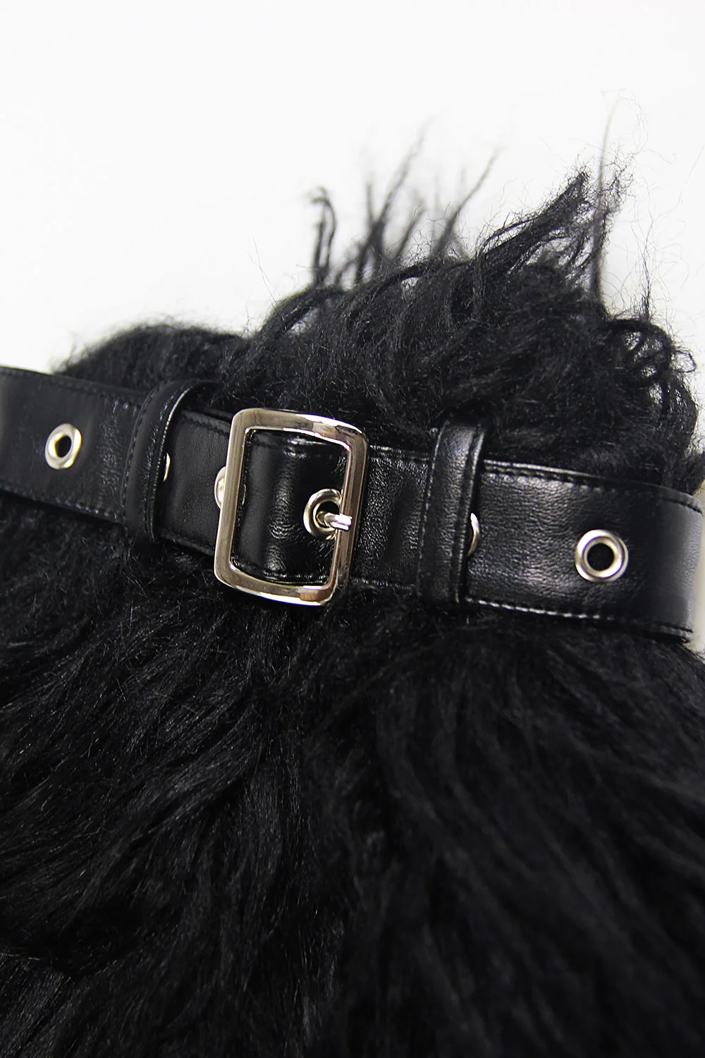 Goth Rave Faux Fur Leg Warmers - Image 9
