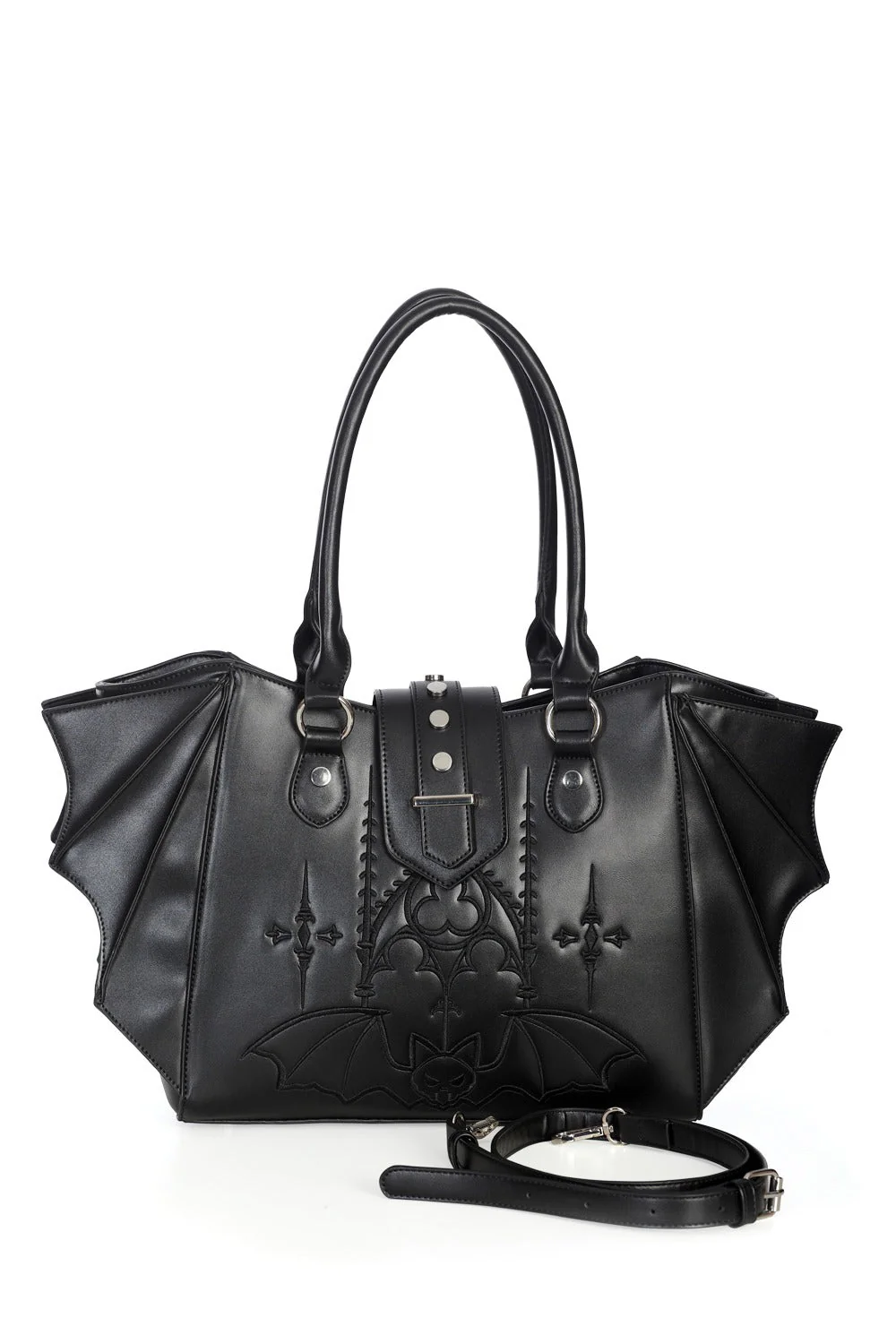 Gothic Bat Tote Bag - Image 4