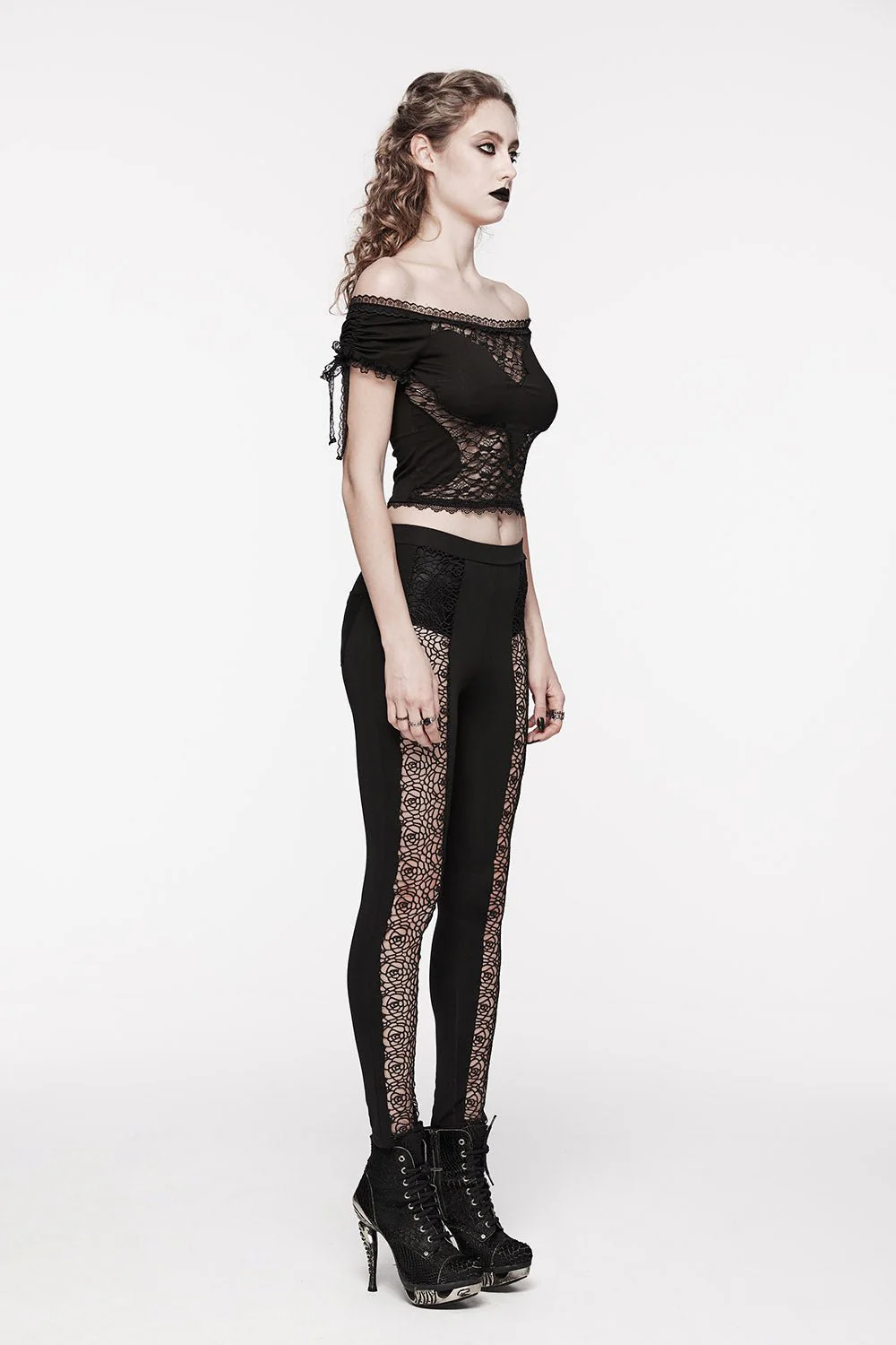 Gothic Batwing Crop Top - Image 4
