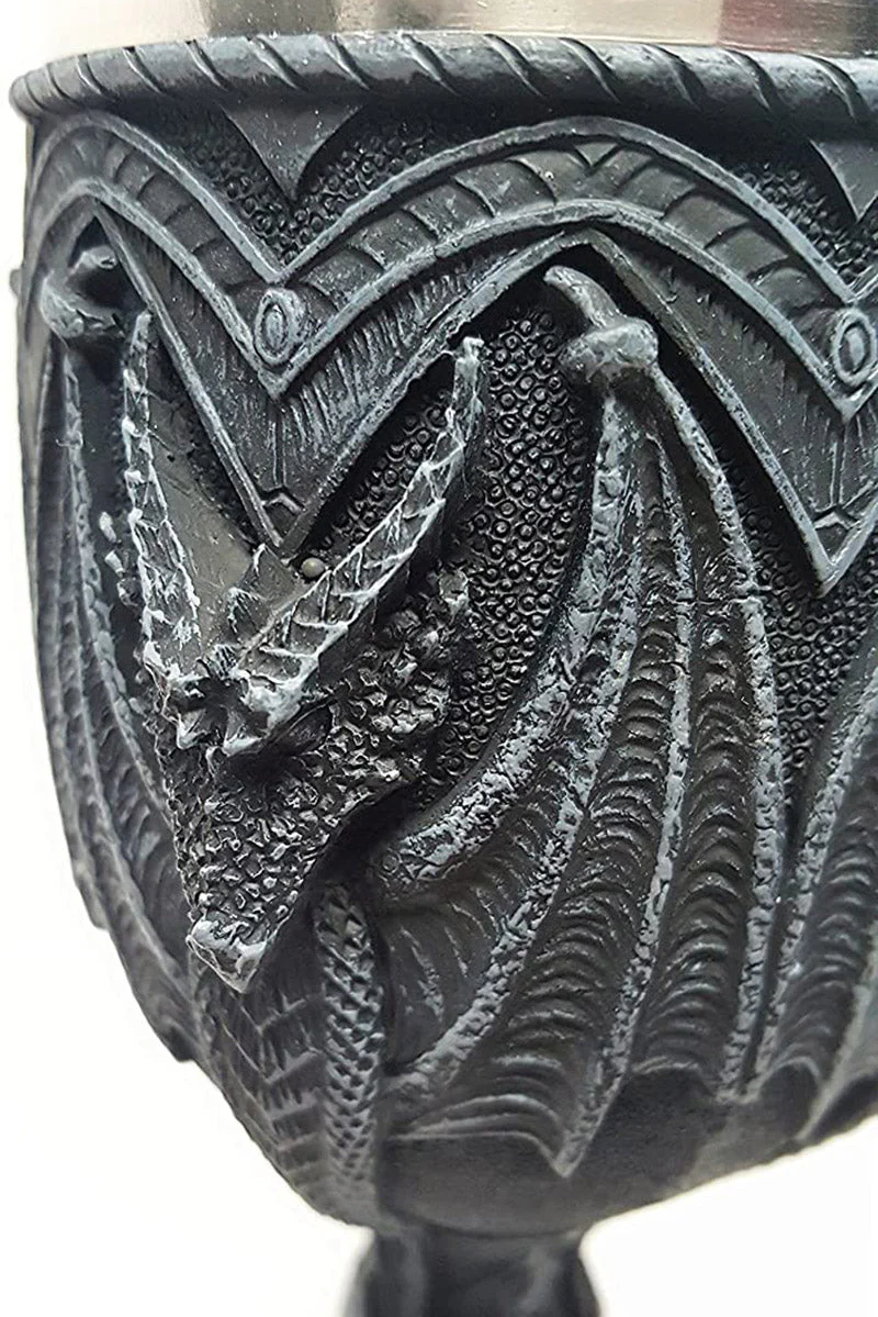 Gothic Dragon Wine Goblet - Image 2