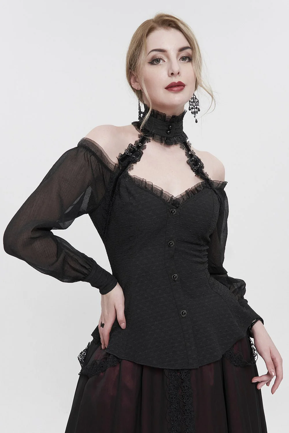 Gothic Lullaby Halter Top - Image 5