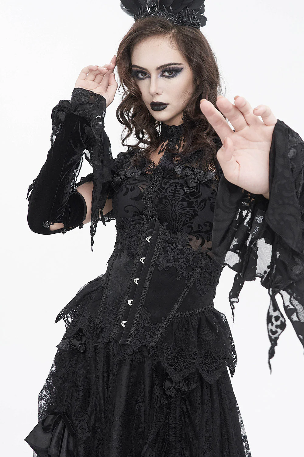 Gothic Majesty Underbust Corset - Image 10