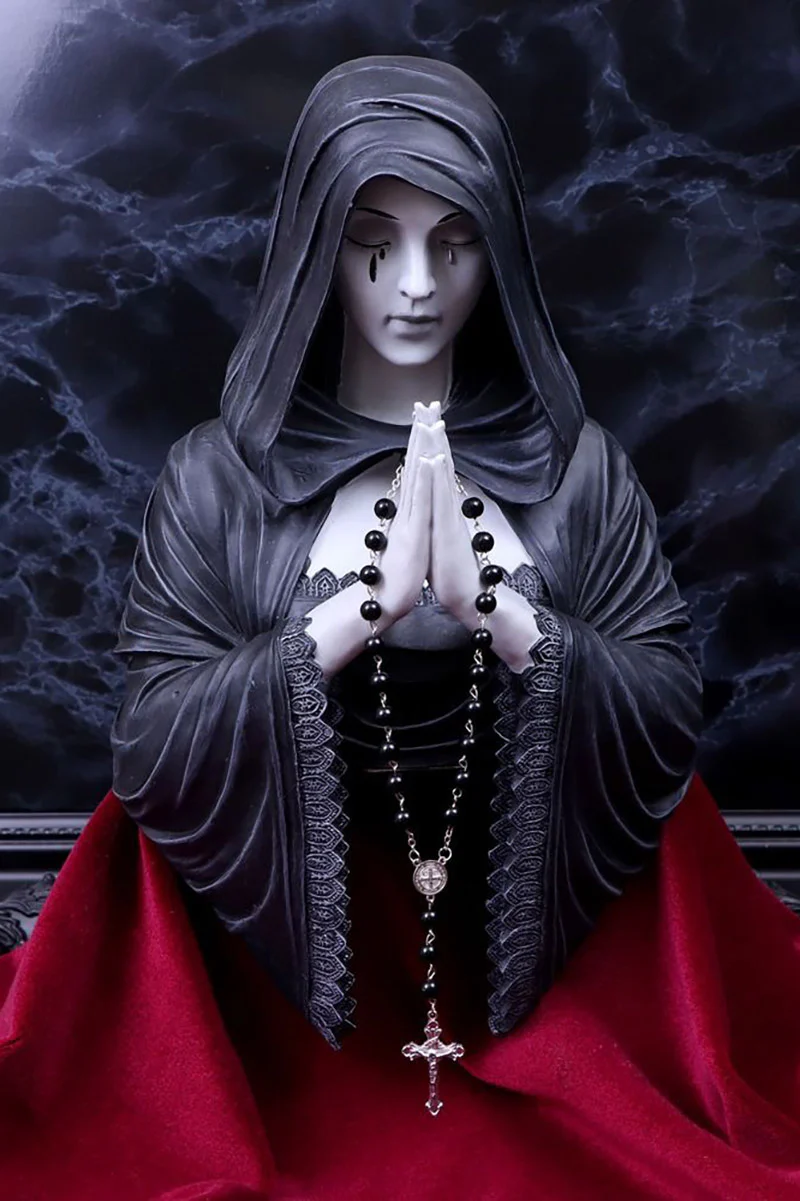 Gothic Prayer Wall Plaque Statue - Image 8