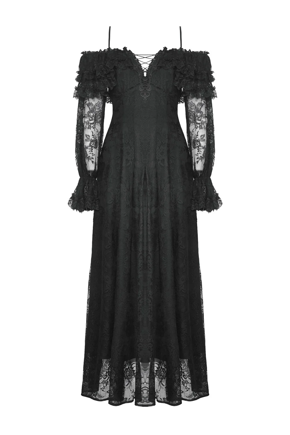 Gothic Renaissance Maxi Dress - Image 6
