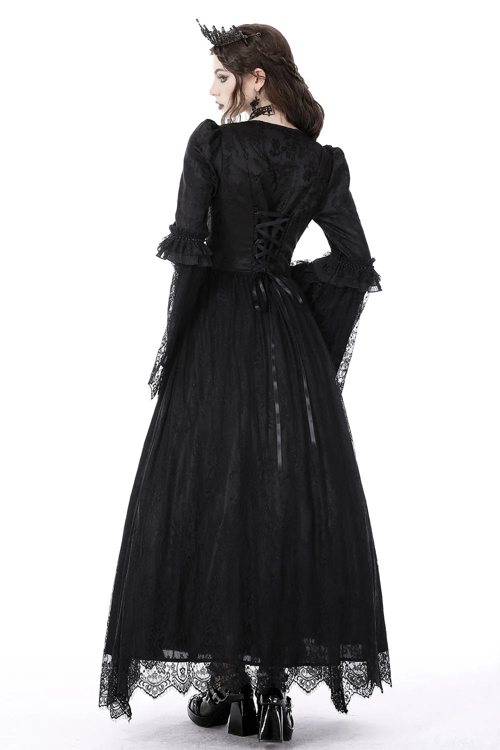 Gothic Renaissance Maxi Dress - Image 3