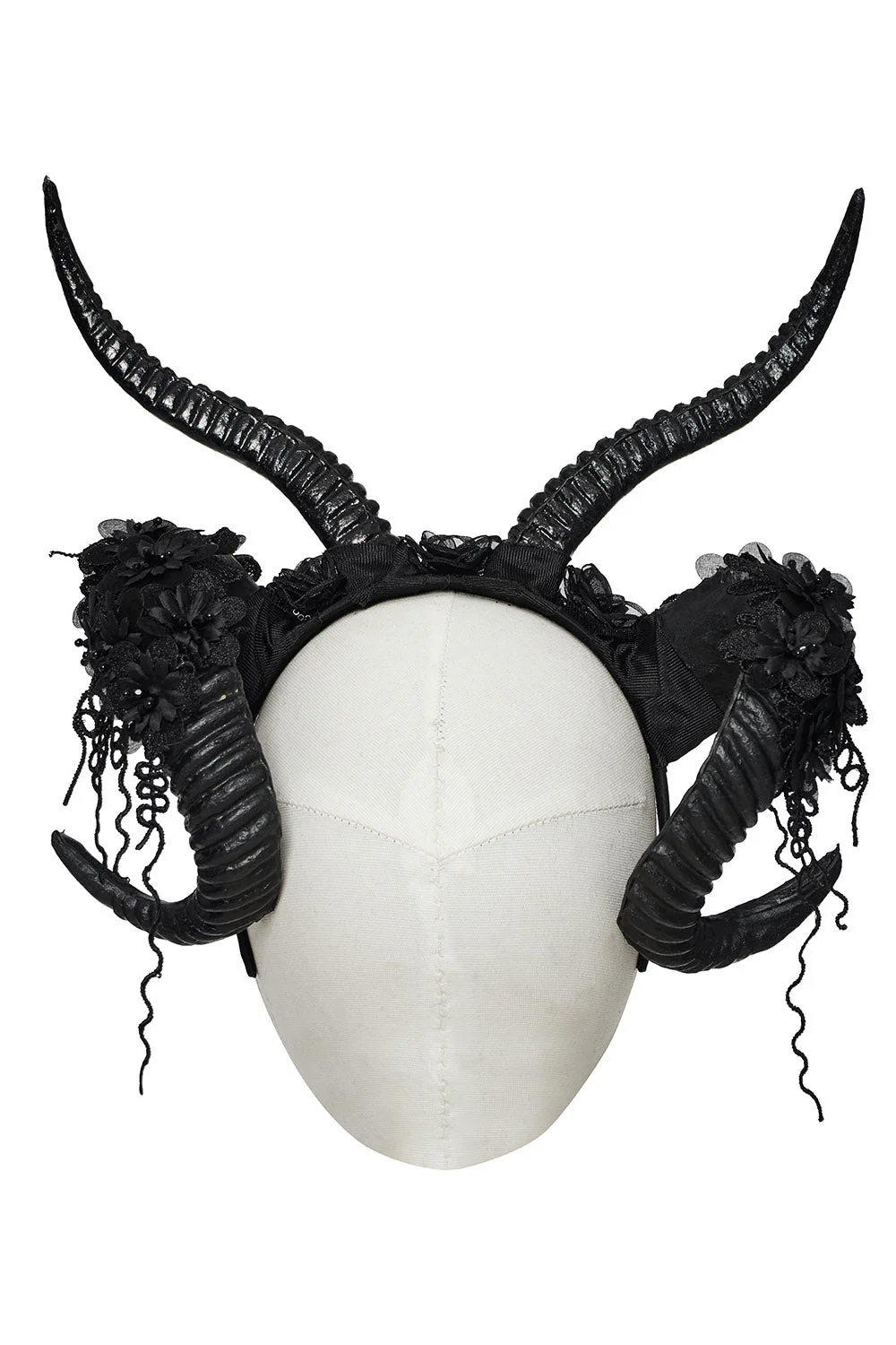 Gothic Witch Horned Antler Headband - Image 5