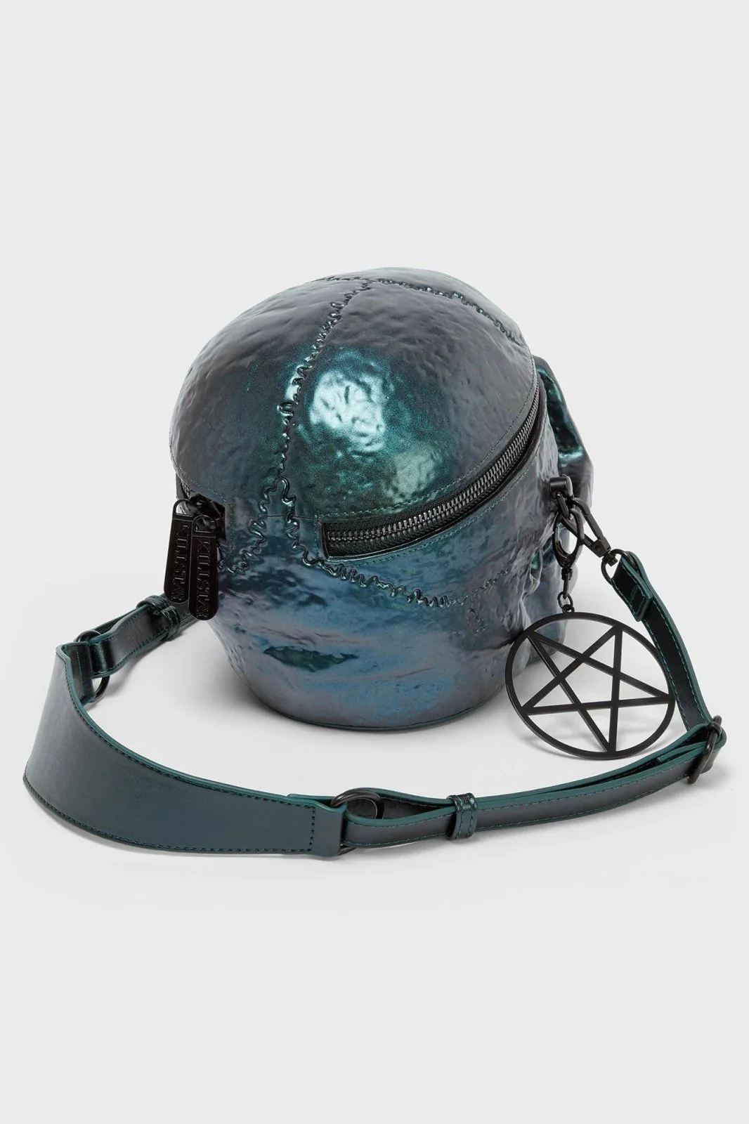 Grave Digger Skull Handbag [GREEN OIL SLICK] - Image 4