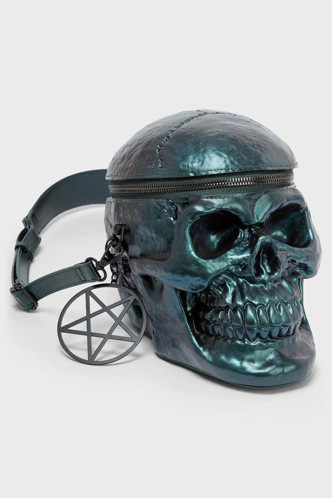 Grave Digger Skull Handbag [GREEN OIL SLICK] - Image 5