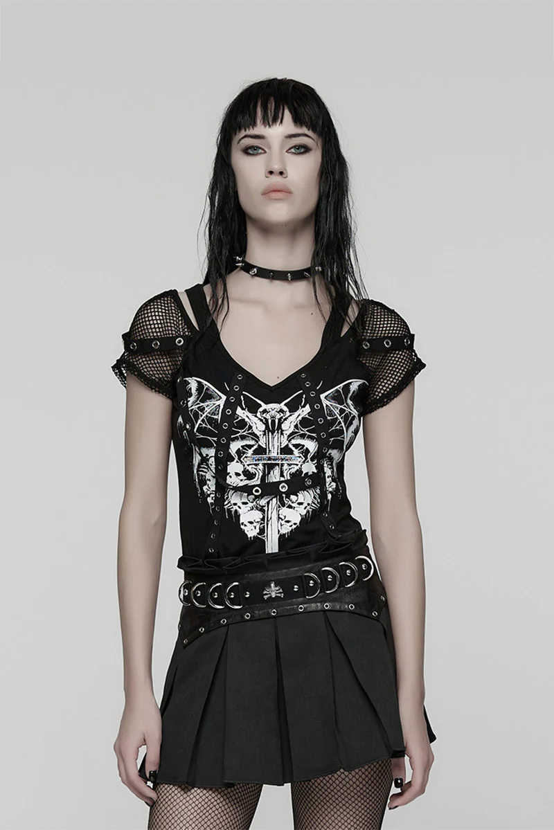 Gravewing Fishnet Top