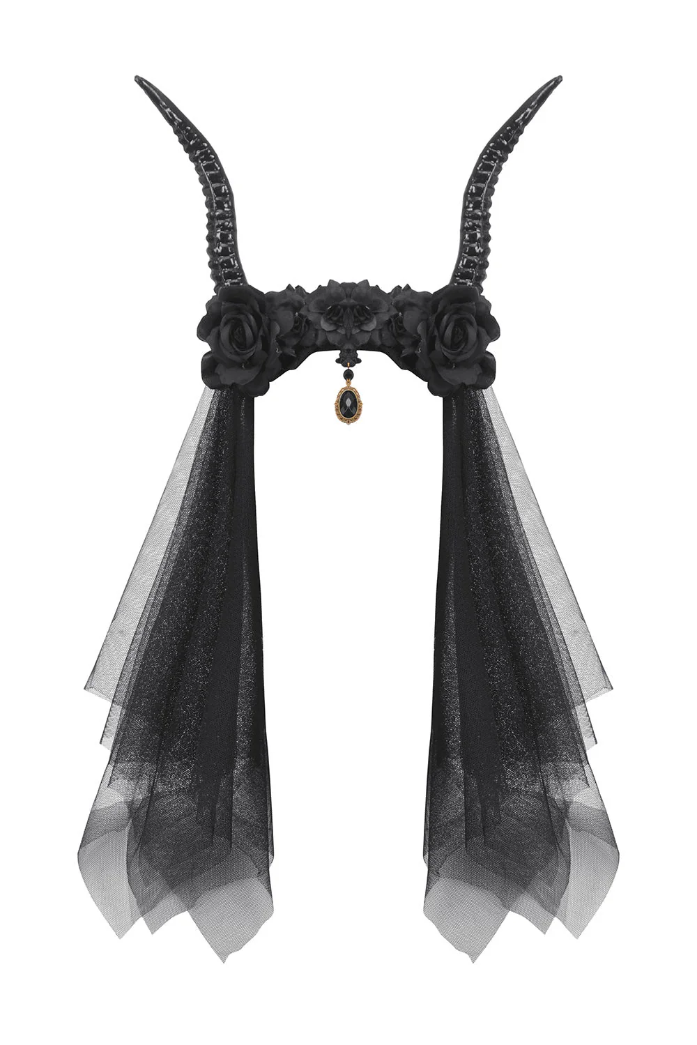 Graveyard Witch Veiled Headdress - Image 3