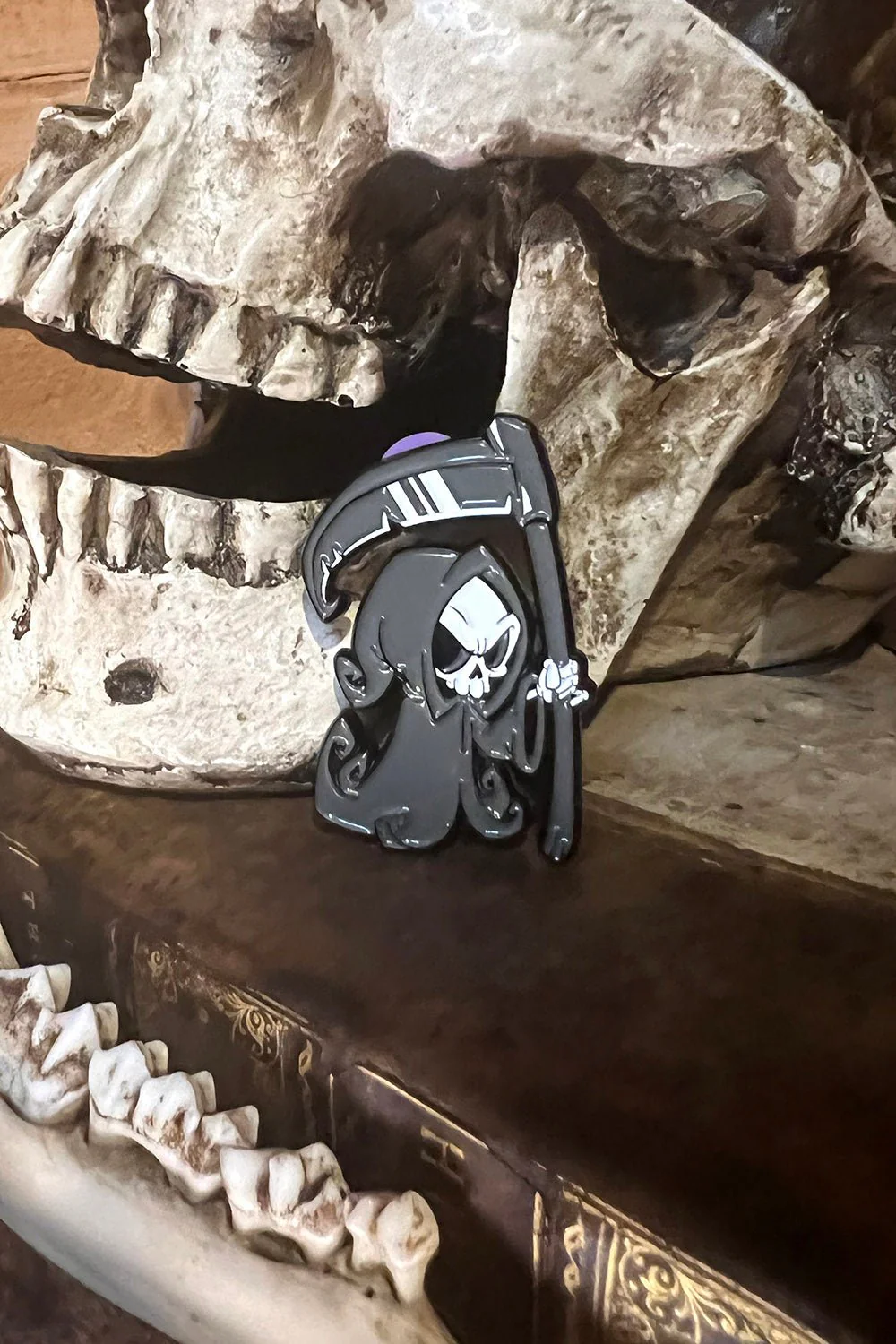 Grim Creeper Enamel Pin - Image 2