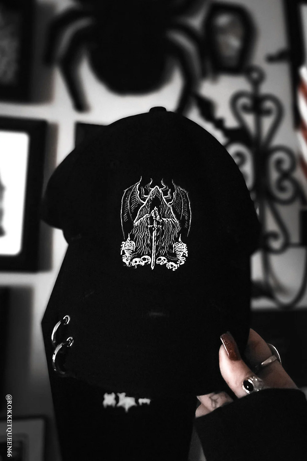 Angel of Death Pierced Baseball Cap - Image 5