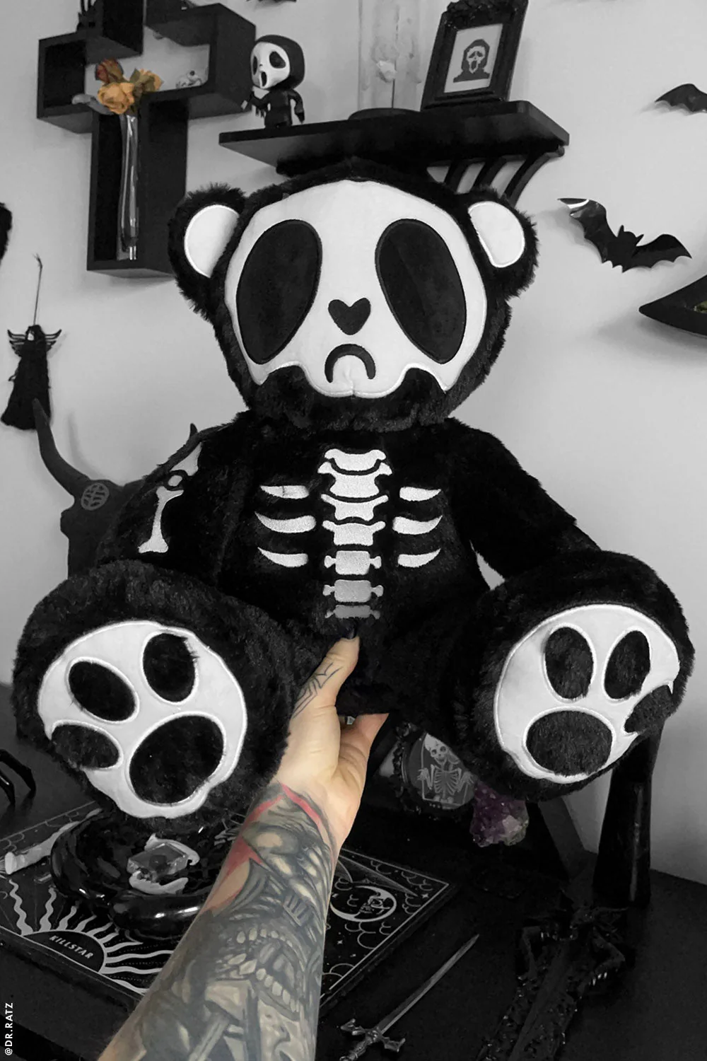 Grumpy Bones Bear Plush Toy - Image 13