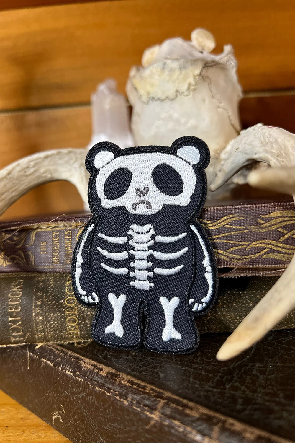 Grumpy Bones Bear Patch - Image 4