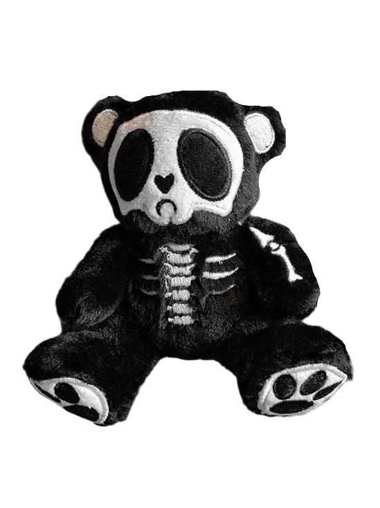 Grumpy Bones Bear Plush Keychain - Image 5