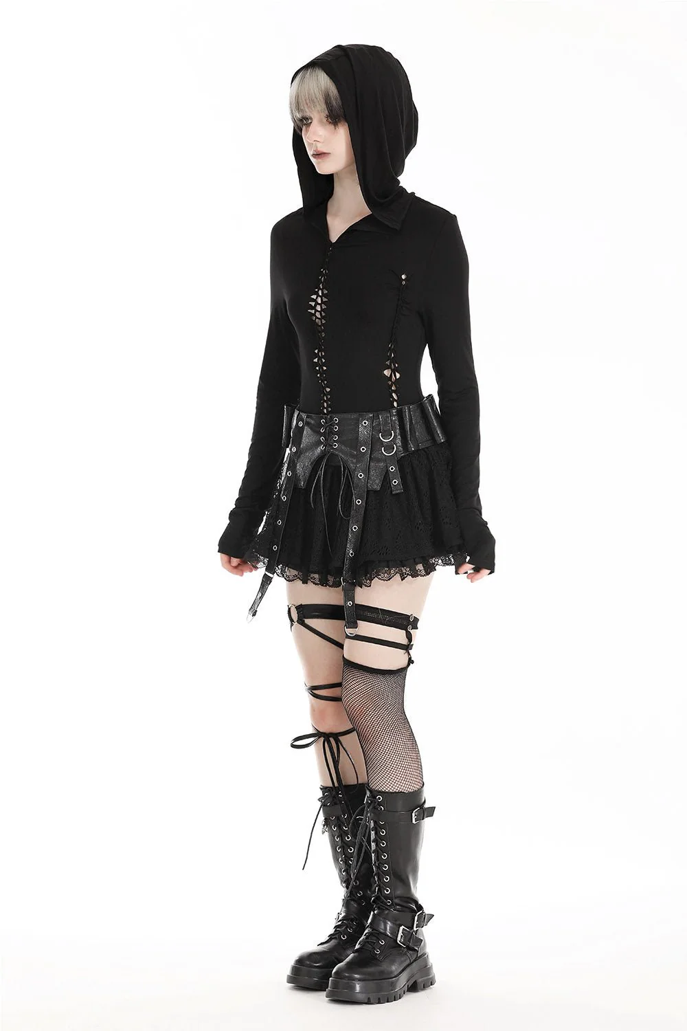 Grunge Grave Hooded Top - Image 3