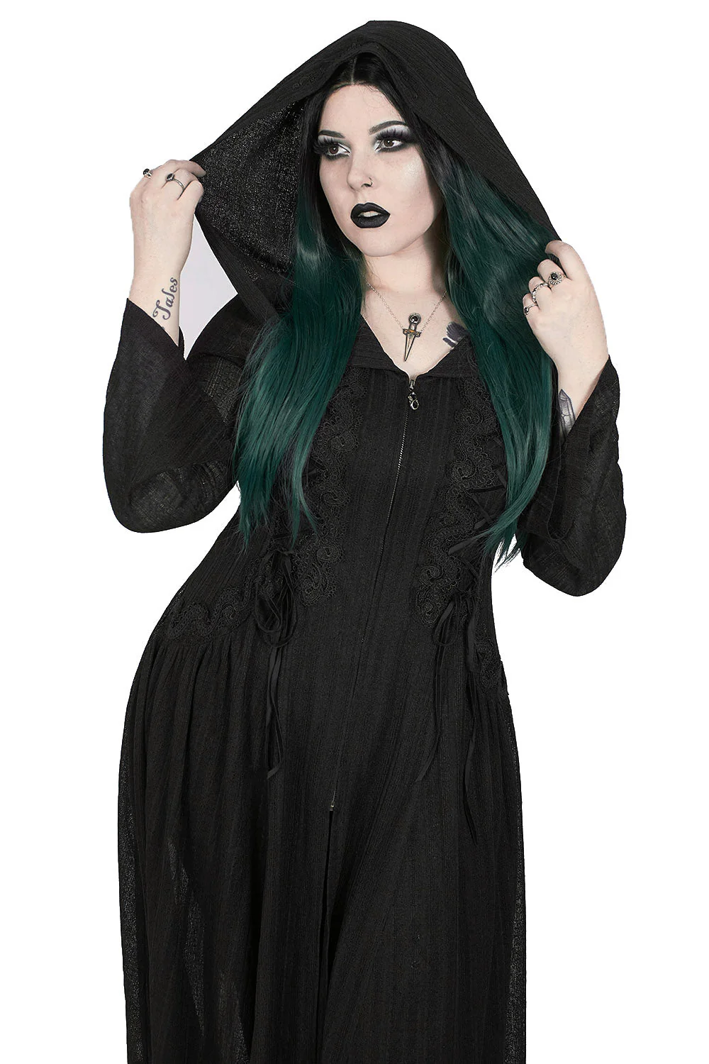 Gypsy Curse Gothic Coat - Image 5