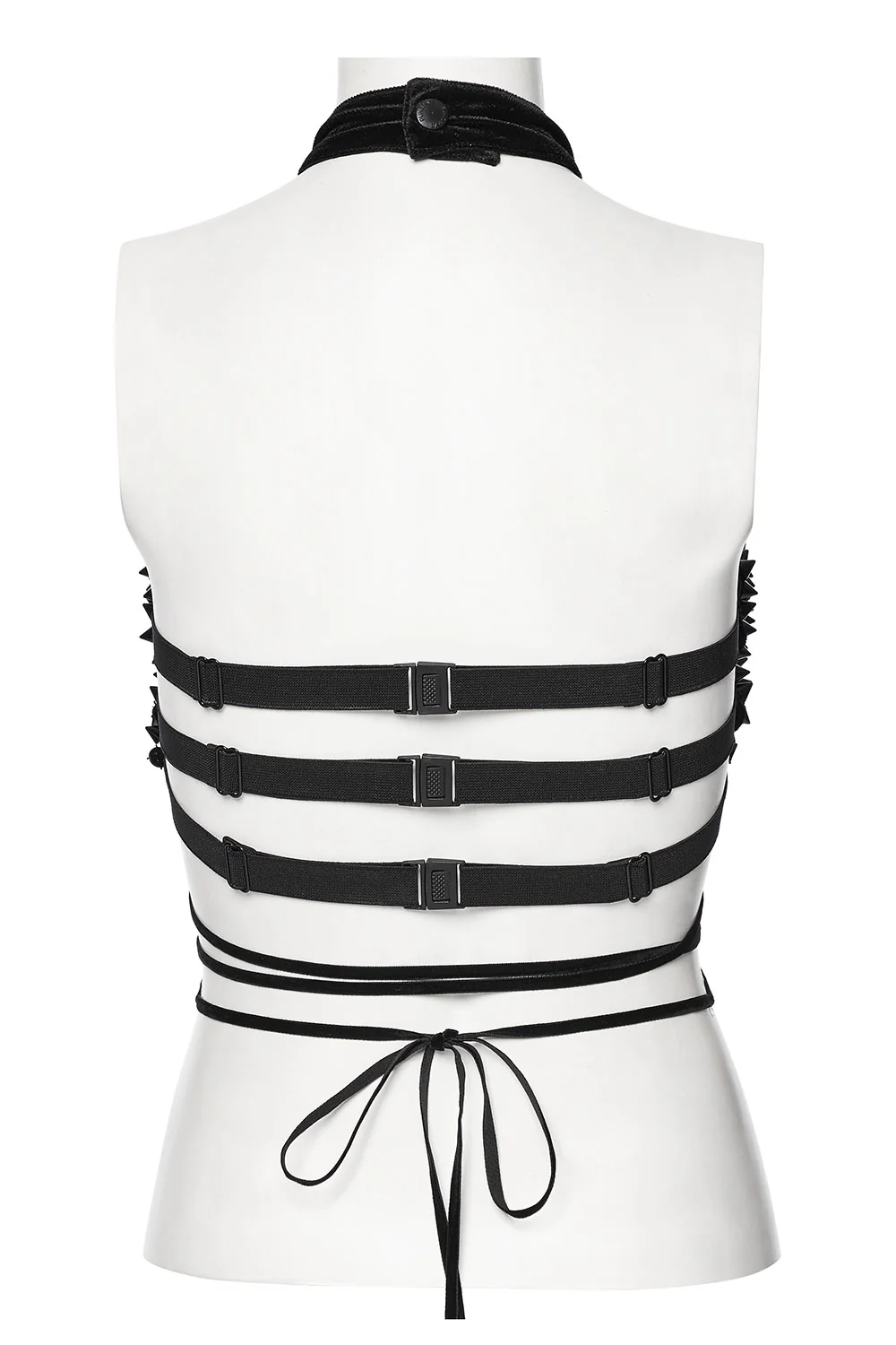 Hallowed Be Gothic Cross Halterneck Top - Image 9
