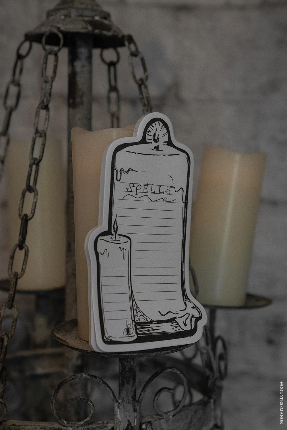 Hallowed Flame Candle Sticky Notes - Image 3