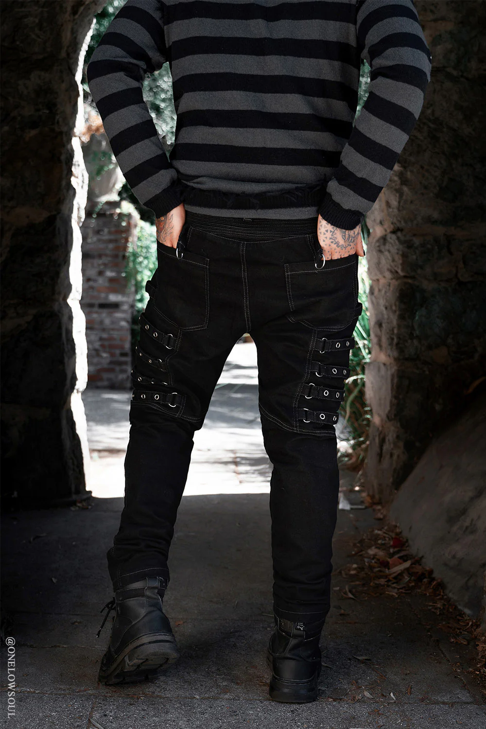 Hallowed Ground Strap Pants [Unisex] - Image 4