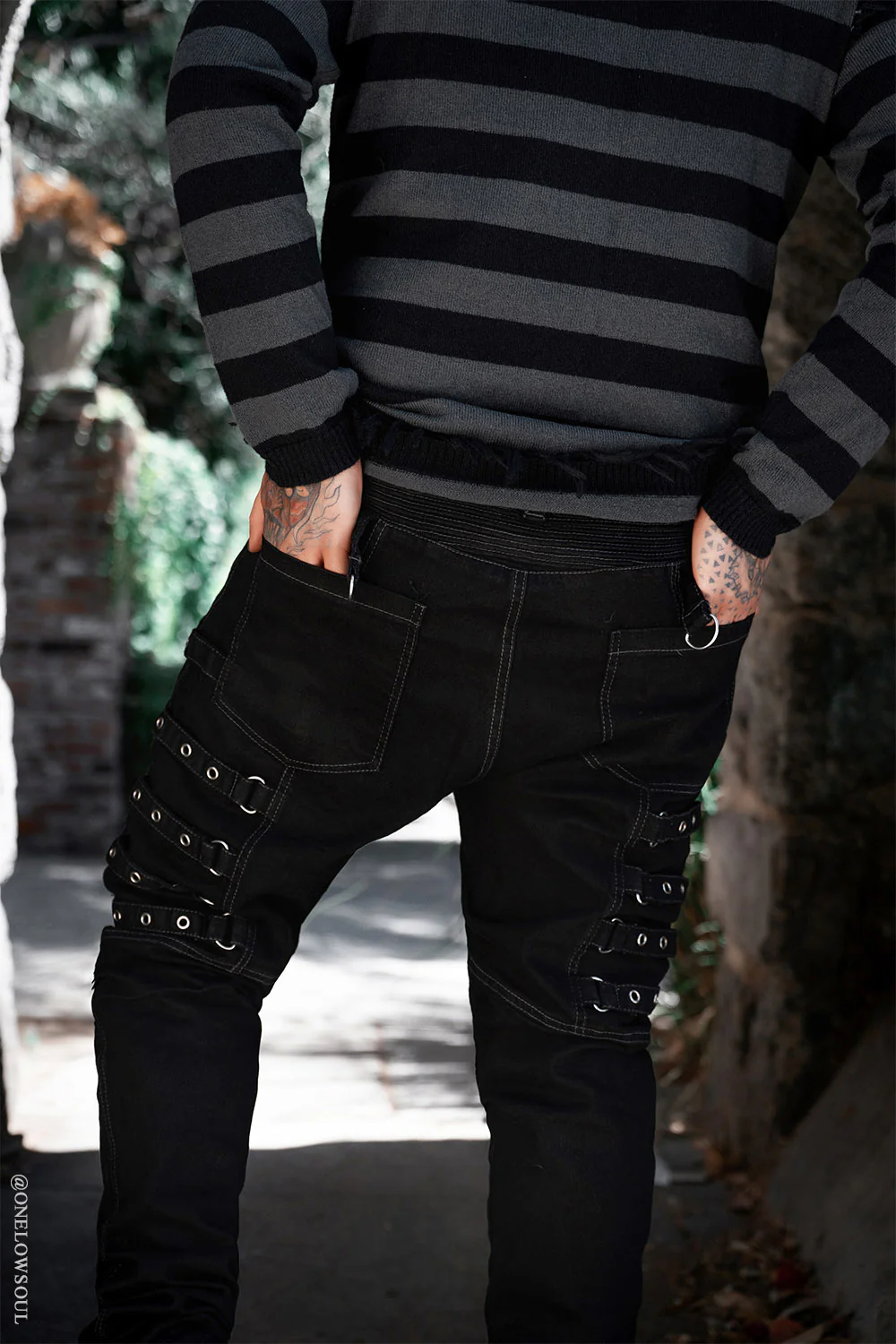 Hallowed Ground Strap Pants [Unisex] - Image 9