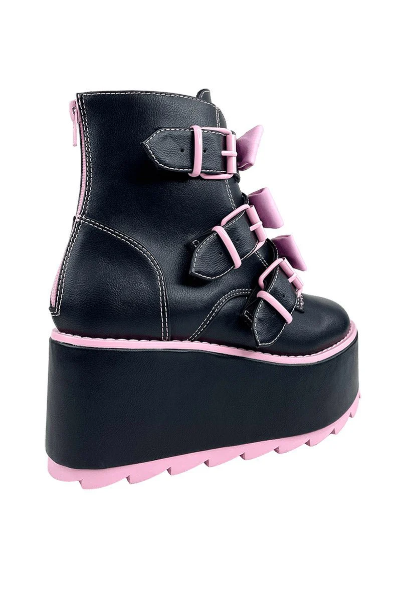 Halo Bow Ankle Boots - Image 3