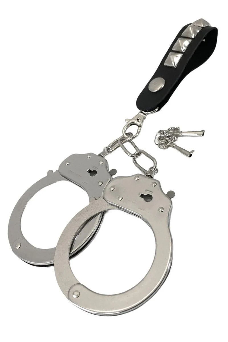 Handcuff Studded Belt Loop