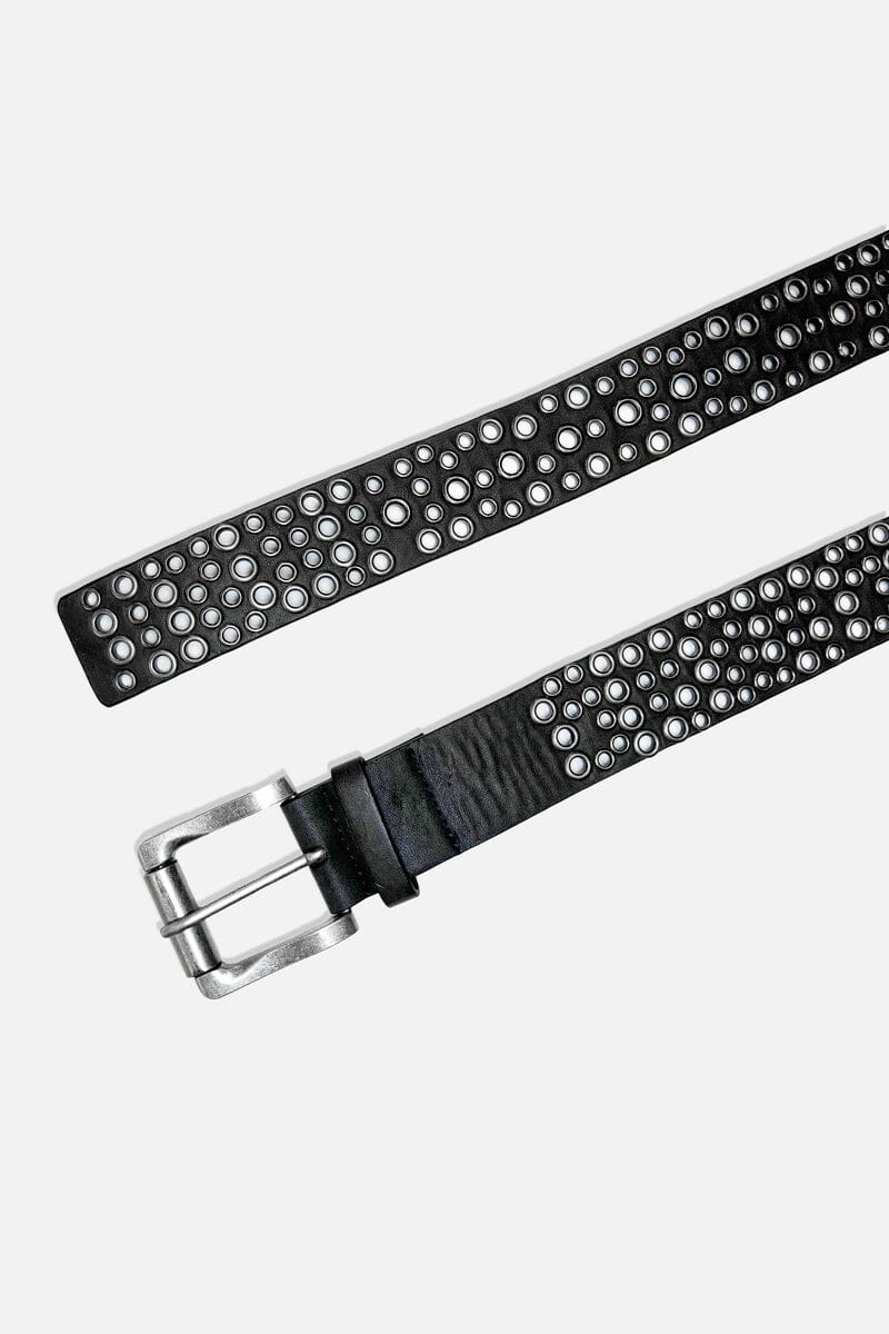Harlowe Eyelet Vinyl Belt - Image 4