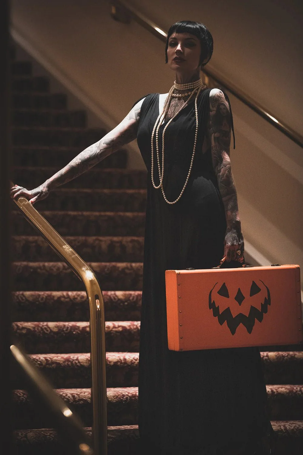 Haunted Hallows Trunk [ORANGE/SPIDERWEBS] - Image 6