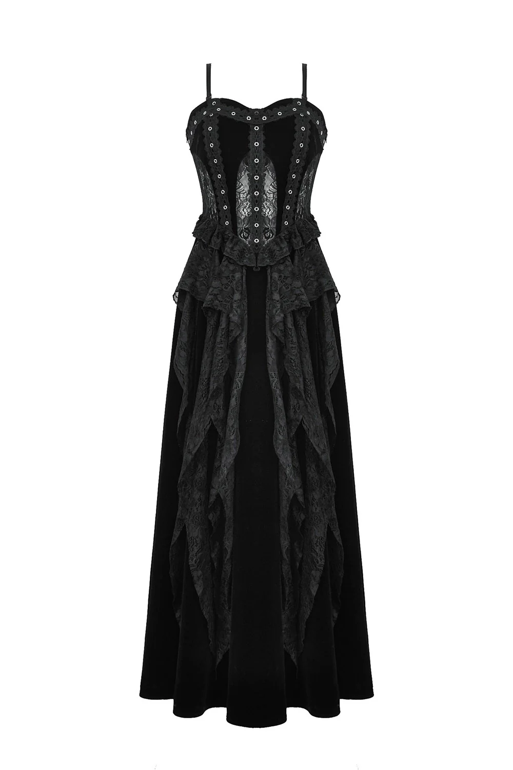 Haunted Hollow Out Lace Dress - Image 8