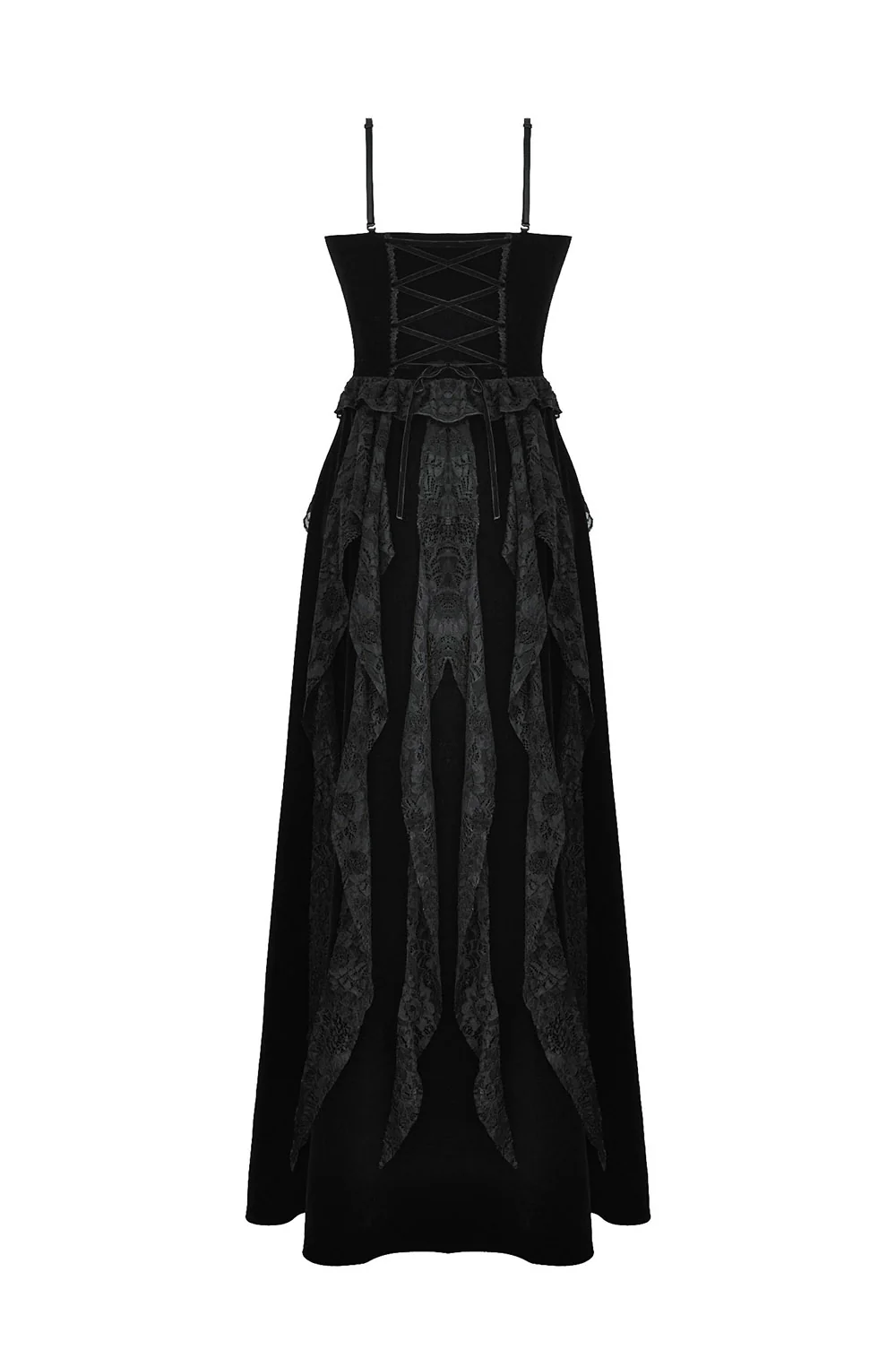 Haunted Hollow Out Lace Dress - Image 9