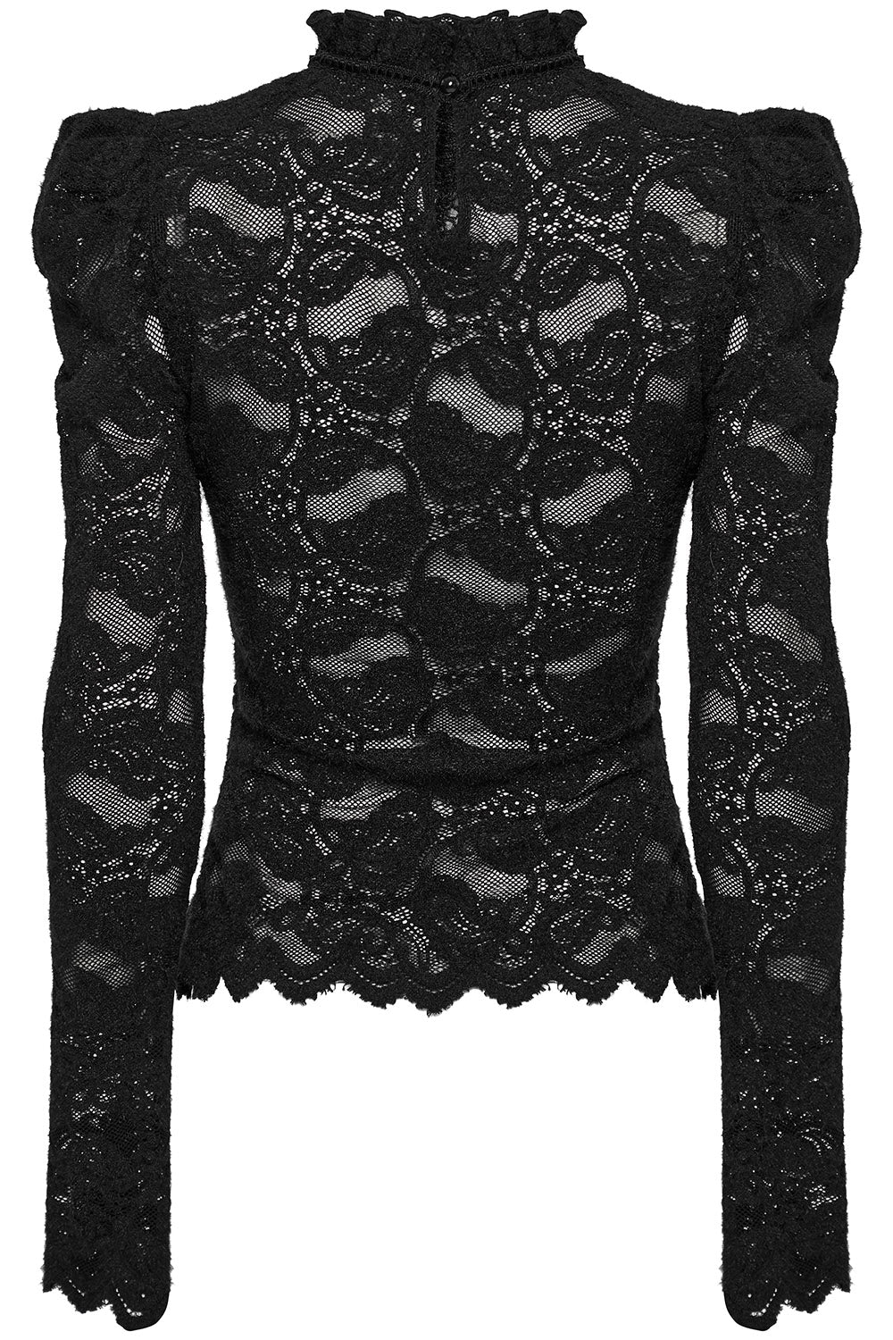 Haunted Manor Lace Puff Sleeve Shirt - Image 8