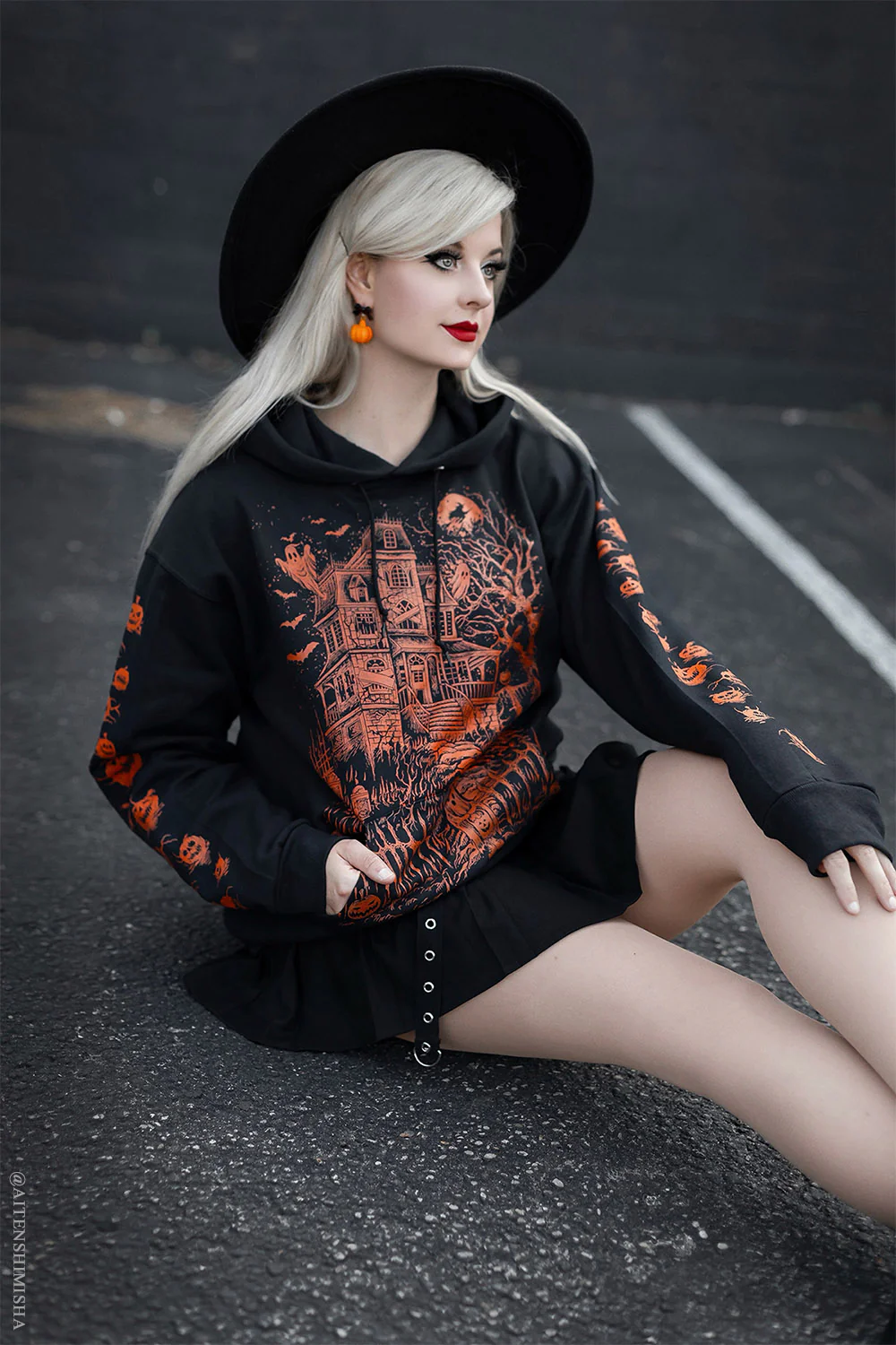 Haunted Mansion Hoodie [PUMPKIN ORANGE] - Image 14