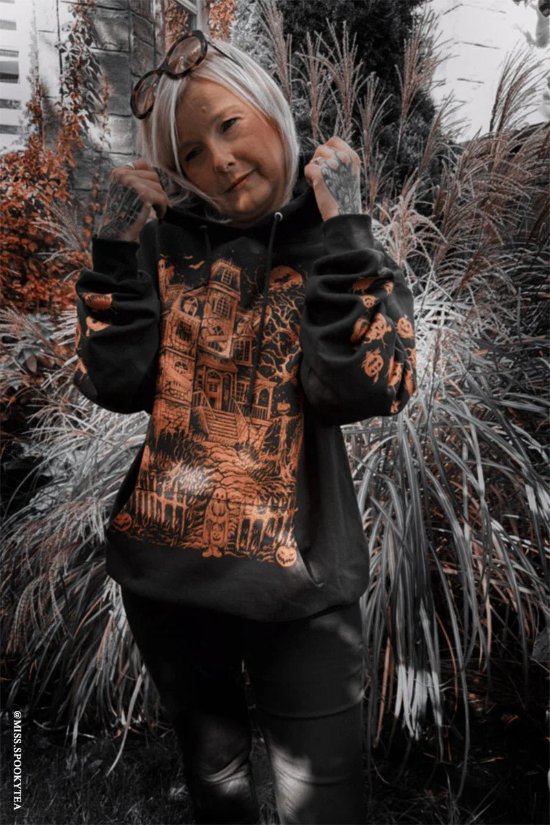 Haunted Mansion Hoodie [PUMPKIN ORANGE] - Image 19