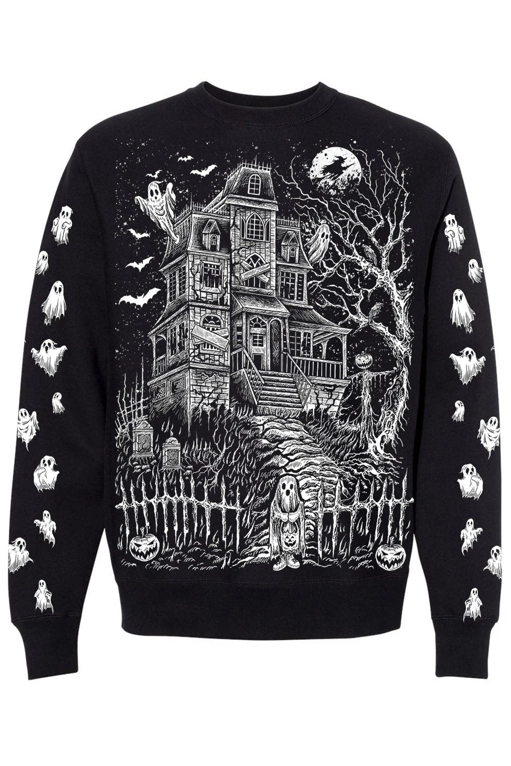 Haunted Mansion Sweatshirt [White] - Image 3
