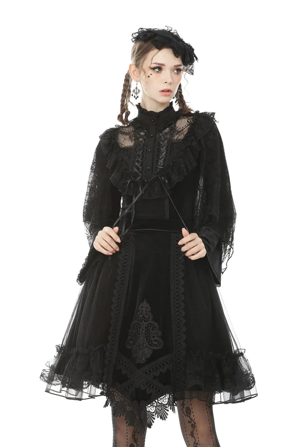 Haunted Vintage Velvet Skirt - Image 3