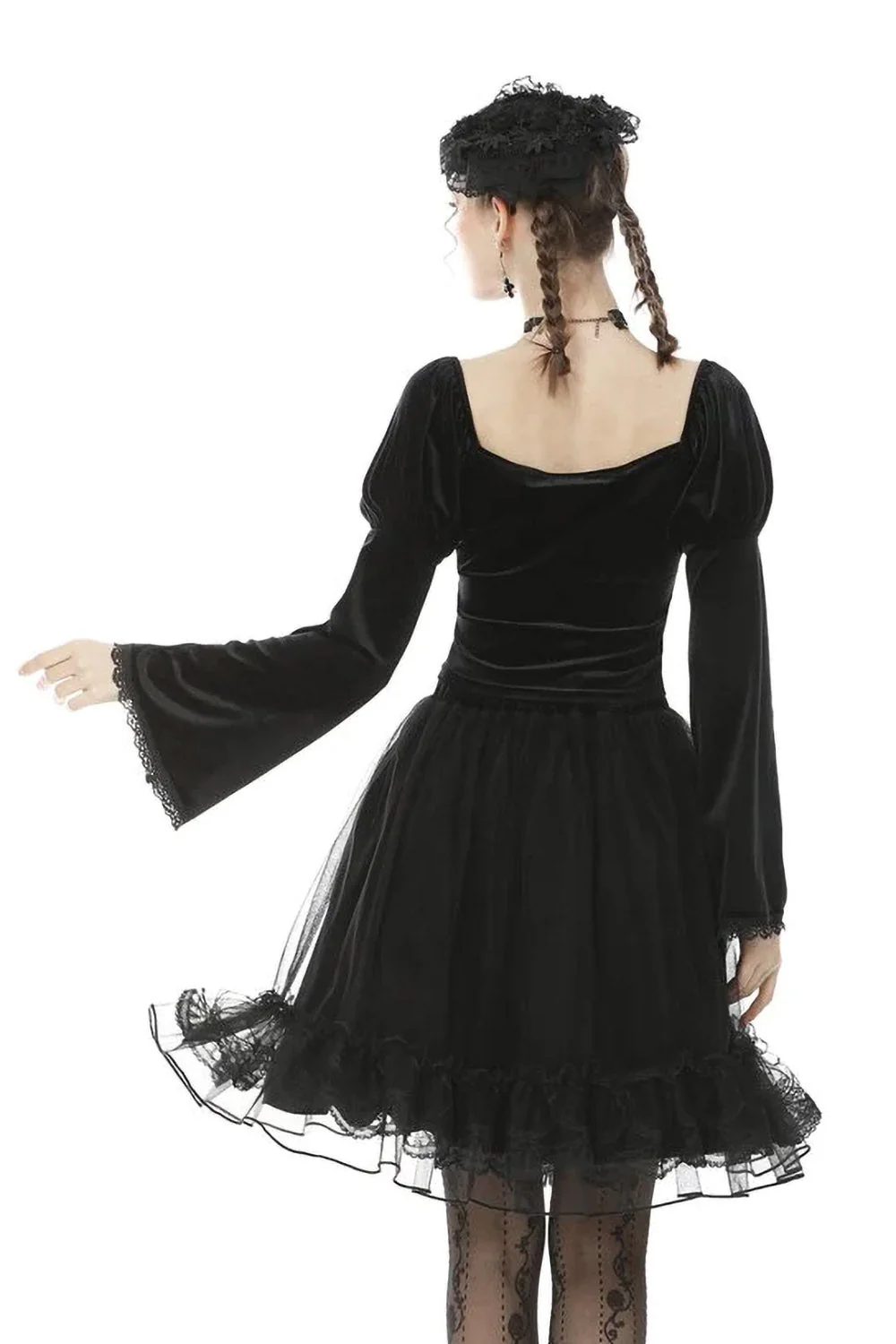 Haunted Vintage Velvet Skirt - Image 4