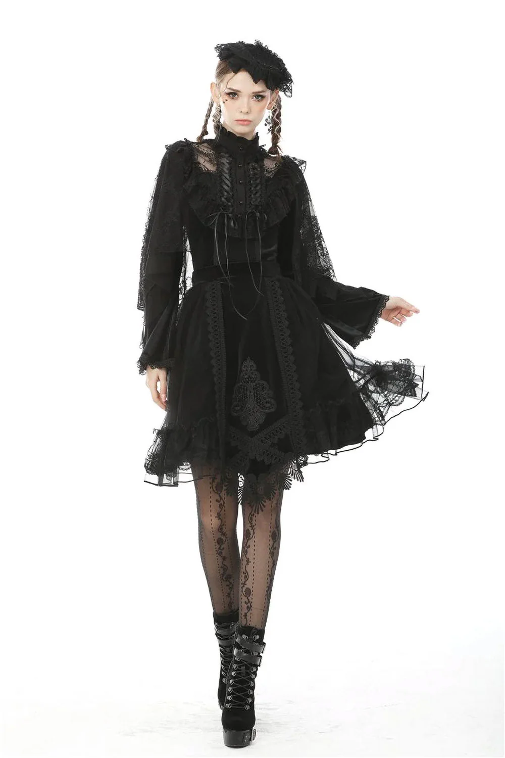 Haunted Vintage Velvet Skirt - Image 5