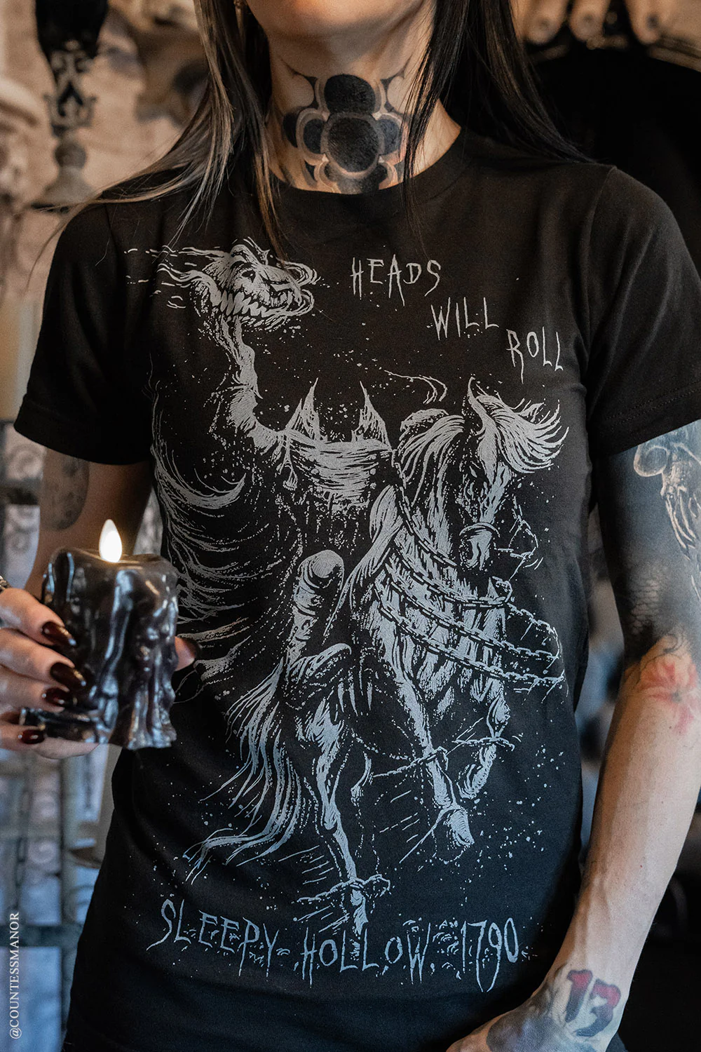 Headless Horseman T-shirt [Gray]