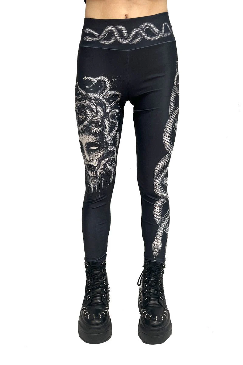 Heavy Metal Medusa Leggings - Image 4