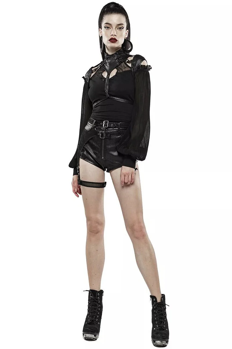 High Priestess Mesh Cloaked Harness - Image 5