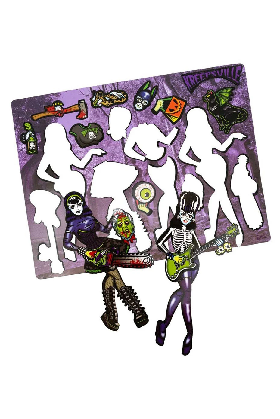 Ghoul Gal Dress Up Magnet Set - Image 2