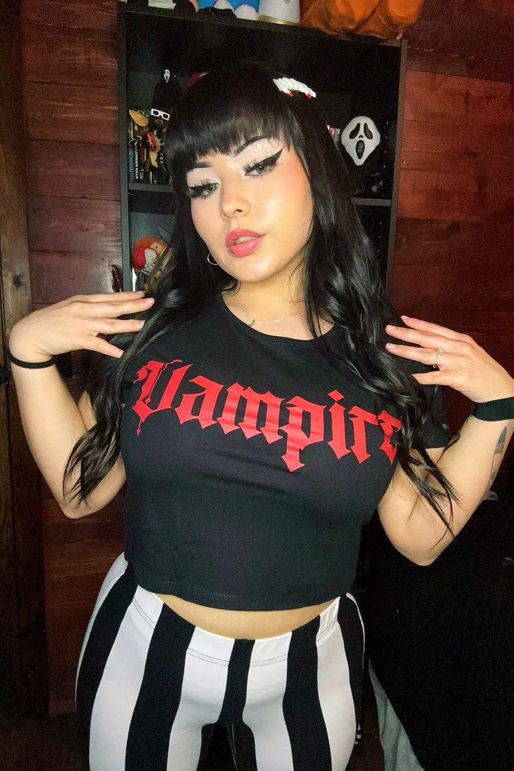 I'm a Vampire Crop Top - Image 2