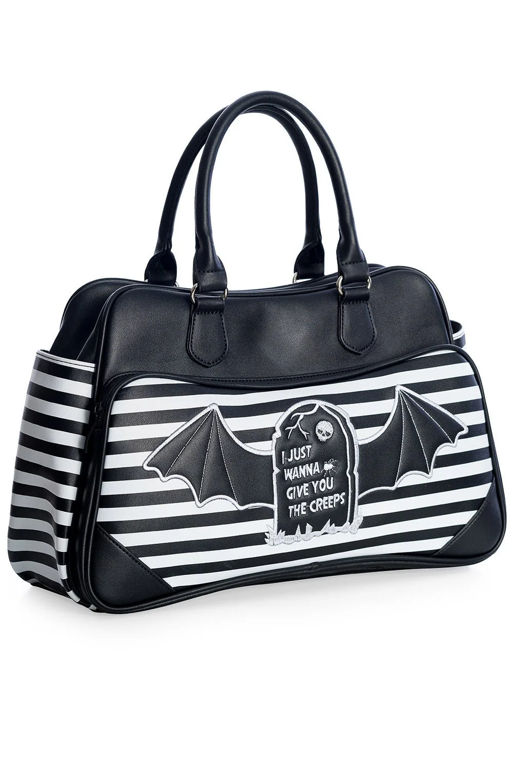 I'm Creepy Striped Bag [BLACK/WHITE] - Image 3